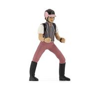 Papo Figurine Cheval et Cavalière Fashion Rose Réaliste – Collection Monde Équestre – 3 ans+