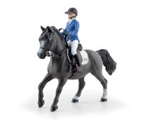 PAPO - Figurine Cheval et Son Cavalier - Eden et Qimbaya - Monde équestre - Pièc