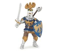 Papo Figurine Chevalier Bleu Cimier Réaliste Collection Fantastique 3 Ans | Jeu créatif univers de chevalerie | peinte à la main | belle pièce à exposer fièrement | idée cadeau original fille garçon