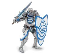 Papo - Figurine Chevalier D’Argent Réaliste - 3 Ans + - Collection Fantastique & Médiéval - Jeu Créatif Quêtes Épiques - Idée Cadeau Jouet Fille Garçon