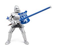 Papo - Figurine Chevalier Lion à la Lance - Dès 3 Ans- Médiéval Fantastique - Figurine réaliste - Jouet éducatif - Cadeau Enfant - Découverte - Éveil - Jeu ludique - Qualité supérieure