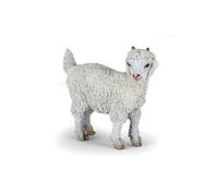 PAPO - Figurine Chevreau Angora Réaliste - 3 Ans + - Collection La Vie À La Ferme - Jeu Éducatif Jeunes Animaux - Idée Cadeau Jouet Fille Garçon