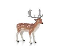 Papo - Figurine Daim pour Enfants dès 3 Ans + - Jouet Éducatif Cervidé des Forêts - Animal Forestier Réaliste à Bois Palmés - Peint à la Main - Collection Faune Sauvage - 50325