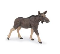 PAPO - Figurine Élan Femelle Réaliste - 3 Ans + - Collection La Vie Sauvage - Jeu Éducatif Faune Boréale - Idée Cadeau Jouet Fille Garçon