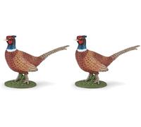 Papo - Figurine Faisan Réaliste - 3 Ans + - Collection La Vie Sauvage - Jeu Éducatif Oiseaux De Nature - Idée Cadeau Jouet Fille Garçon (Lot de 2)