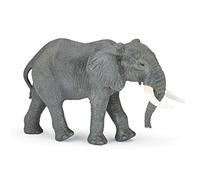 Papo - Figurine Grand Éléphant D’Afrique Réaliste - 3 Ans + - Collection La Vie Sauvage - Jeu Éducatif Faune Africaine - Idée Cadeau Jouet Fille Garçon