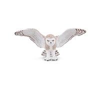 Papo - Figurine Harfang Volant Réaliste - 3 Ans + - Collection La Vie Sauvage - Jeu Éducatif Oiseaux Polaires - Idée Cadeau Jouet Fille Garçon