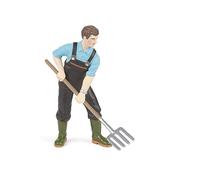 Papo Figurine peinte à la main Jardinier La vie à la ferme 39216 – Dès 3 ans