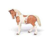 Papo - Figurine Jument Pinto Réaliste - 3 Ans + - Collection Chevaux - Jeu Créatif Monde Équestre - Idée Cadeau Jouet Fille Garçon