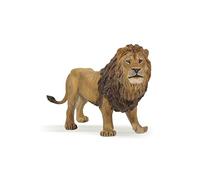 Papo Figurine Lion Souverain de la Savane Collection La Vie Sauvage Enfant | Voyage dans l'écosystème africain | roi des animaux d'Afrique | peint à la main | idée cadeau original dès 3 ans