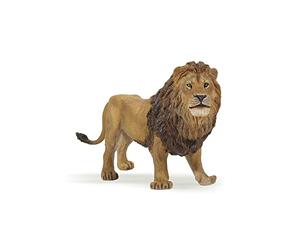 Papo Figurine Lion Souverain de la Savane Collection La Vie Sauvage Enfant | Voyage dans l'écosystème africain | roi des animaux d'Afrique | peint à la main | idée cadeau original dès 3 ans