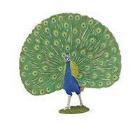 Papo - Figurine Paon Réaliste Jouet Enfant - 3 Ans + - Collection La Vie À La Ferme - Jeu Éducatif Observation Animaux - Idée Cadeau Jouet Fille Garçon - 12.5 Cm X 5.5 Cm X 11.6 Cm
