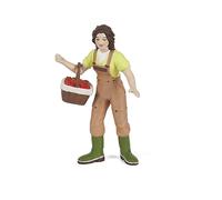 Papo -Figurine Peinte A La Main -La vie à la ferme -Fermière au panier-39219-À Collectionner-Pour Enfants - Filles et Garçons - A Partir de 3 Ans