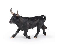 PAPO -Figurine Peinte A La Main -La Vie à la Ferme -Taureau Camarguais-51182-À Collectionner-pour Enfants - Filles et Garçons - A Partir de 3 Ans