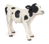 Papo -Figurine Peinte A La Main -La vie à la ferme -Veau noir et blanc -51149-À Collectionner-Pour Enfants - Filles et Garçons - A Partir de 3 Ans