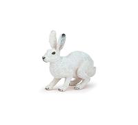 Papo -Figurine Peinte A La Main -La Vie Sauvage-Lièvre polaire-50226-À Collectionner-pour Enfants - Filles et Garçons - A Partir de 3 Ans