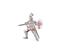 Papo -Figurine Peinte A La Main -Médiéval - Fantastique -Chevalier Teutonique-39947-À Collectionner-pour Enfants - Filles et Garçons - A Partir de 3 Ans