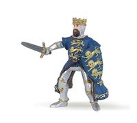 Papo -Figurine Peinte A La Main -Médiéval - Fantastique -Roi Richard bleu-39329-À Collectionner-Pour Enfants - Filles et Garçons - A Partir de 3 Ans