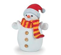 Papo -Figurine Peinte A La Main -Monde Enchanté -Bonhomme de Neige au Bonnet -39158-Pour Enfants- A Partir de 3 Ans
