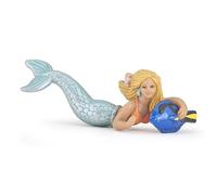 Papo -Figurine Peinte A La Main -Monde Enchanté -Sirène nageant-39163-À Collectionner-pour Enfants - Filles et Garçons - A Partir de 3 Ans