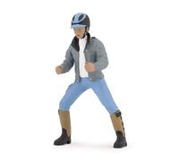 Papo - figurine peinte ? la main - Chevaux Poulains et Poneys - Jeune Cavalier