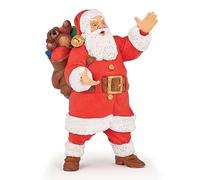 PAPO - Figurine Père Noël, Magie du Monde Enchanté, Figurine Peinte à la Main pour Enfants dès 3 Ans - Féérie des Fêtes et Esprit de Noël à Collectionner, Red and White