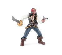 PAPO - Figurine Pirate avec Pistolet - Monde des Pirates - à Collectionner - pour Enfants - garçons et Filles - à partir de 3 Ans