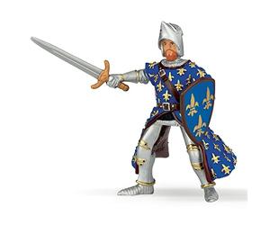 Papo - Figurine Prince Philippe Bleu Réaliste - 3 Ans + | Jeu créatif univers royal | peinte à la main | pièce à exposer et à collectionner | idée cadeau original pour fille garçon