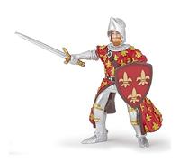 Papo - Figurine Prince Philippe Rouge Réaliste - 3 Ans + - Collection Fantastique & Médiéval - Jeu Créatif Univers Royal - Idée Cadeau Jouet Fille Garçon