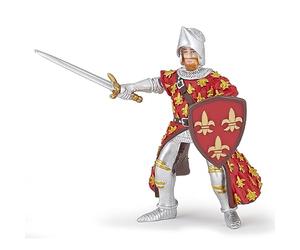 Papo - Figurine Prince Philippe Rouge Réaliste - 3 Ans + - Collection Fantastique & Médiéval - Jeu Créatif Univers Royal - Idée Cadeau Jouet Fille Garçon