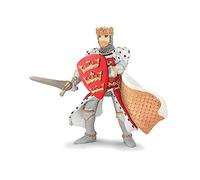 Papo - Figurine Roi Arthur Rouge Réaliste - 3 Ans + - Collection Fantastique & Médiéval - Jeu Créatif Légendes Arthuriennes - Idée Cadeau Jouet Fille Garçon