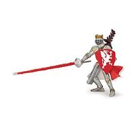 Papo - Figurine Roi Au Dragon Rouge Réaliste - 3 Ans + - Collection Fantastique & Médiéval - Jeu Créatif Univers Royal - Idée Cadeau Jouet Fille Garçon