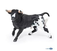 Papo Figurine - Taureau Espagnol Noir et Blanc