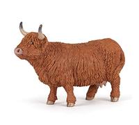 Papo Figurine peinte à la main Vache Highland 51178 – La Vie à la Ferme – Dès 3 ans