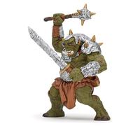 Papo- Ork géant au Sabre Figurine, 38996, Multicolore, 11.6 x 9.1 x 12.6 cm