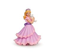 Papo - Figurines A Collectionner - Princesse Avec Un Chat - Rose - Monde Enchanté - Multicolore - Convient Aux Filles Et Garçons - Enfants A Partir De 3 Ans
