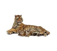 Papo - Figurines animaux - Tigresse et ses Bébés, Jouet pour Enfants, 18 cm, Famille de la Jungle à Découvrir, Éveil à la Protection Animale dès 3 Ans, Ensemble Éducatif