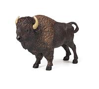 Papo - Grande figurine animal - Bison d'Amérique, Majestueux Animal de la Prairie, Jouet enfant dès 3 Ans - Découverte de la Faune Nord-Américaine