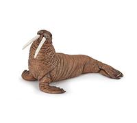 Papo - Grande figurine animal - Morse de l'Univers Marin, Voyage Polaire, Figurine Multicolore pour Enfants dès 3 Ans - Découverte des Mammifères Marins