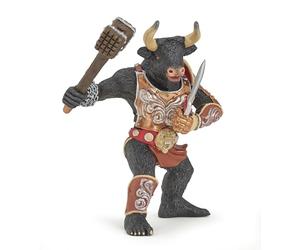 Papo - Grande figurine - Minotaure, Jouet pour Enfants du Monde Médiéval 38931, Petit Héros des Légendes Antiques, 11 cm, Jouet Multicolore et Éducatif dès 3 Ans