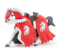 Papo History Le cheval du chevalier lion avec sa lance 39781