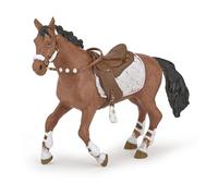 PAPO Horse and Ponies Winter Riding Girl Horse Toy Figure, Multi-colour (51553)
