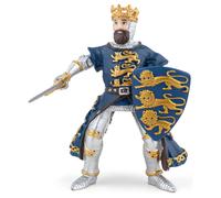 Papo Medieval-Fantasy 39329 Bleu King Richard Figurine, Multicolore