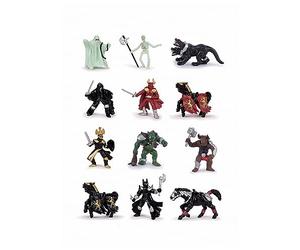 Papo - Mini Figurines Fantastiques Lot 12 Jouet Enfant - 3 Ans + | - Collection Fantastique & Médiéval- Idée Cadeau Jouet Fille Garçon - 6.3 Cm X 6.3 Cm X 12.8 Cm
