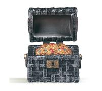 PAPO Pirates and Corsairs Treasure Chest Toy Accessories, Black/Grey (39412)