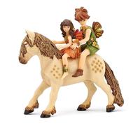 Papo - Poney avec enfants Elfes, figurine avec design du monde des fées (2039011) PAPO