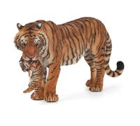 PAPO Wild Animal Kingdom Tigress with Cub Toy Figure, Multi-colour (50118)
