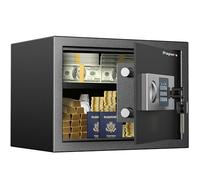 Paporia Coffre-fort cubique de 1,8 m avec serrure à clavier numérique et clés, coffre-fort pour la maison, l'hôtel ou le travail