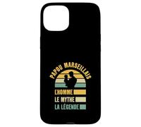 Papou Marseille Cadeau Fête des Papou Humour Grand-Père Coque pour iPhone 15 Plus