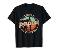 Papou Super-Héros Cadeau Pour Papa ou Futur Papa 2026 T-Shirt